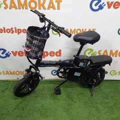 Электровелосипед с корзиной Spetime E-Bike S6